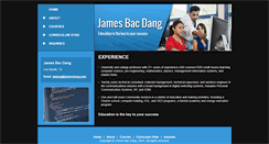 Desktop Screenshot of jamesdang.com