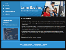 Tablet Screenshot of jamesdang.com